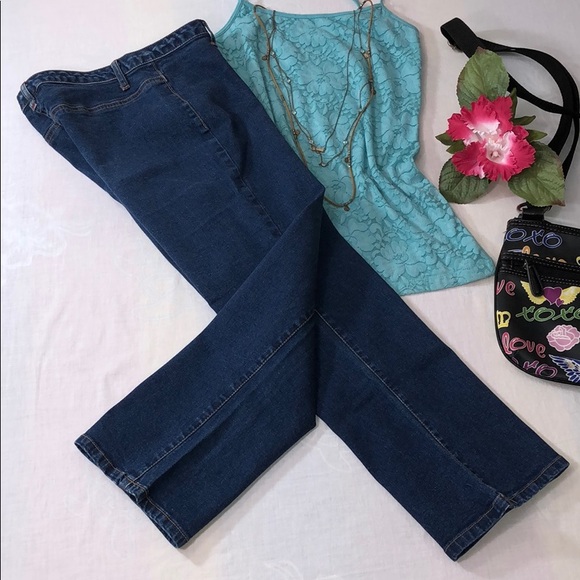 Blue Asphalt Denim - Blue Asphalt Stretchy Indigo Cropped Capri Jeans Jrs 5